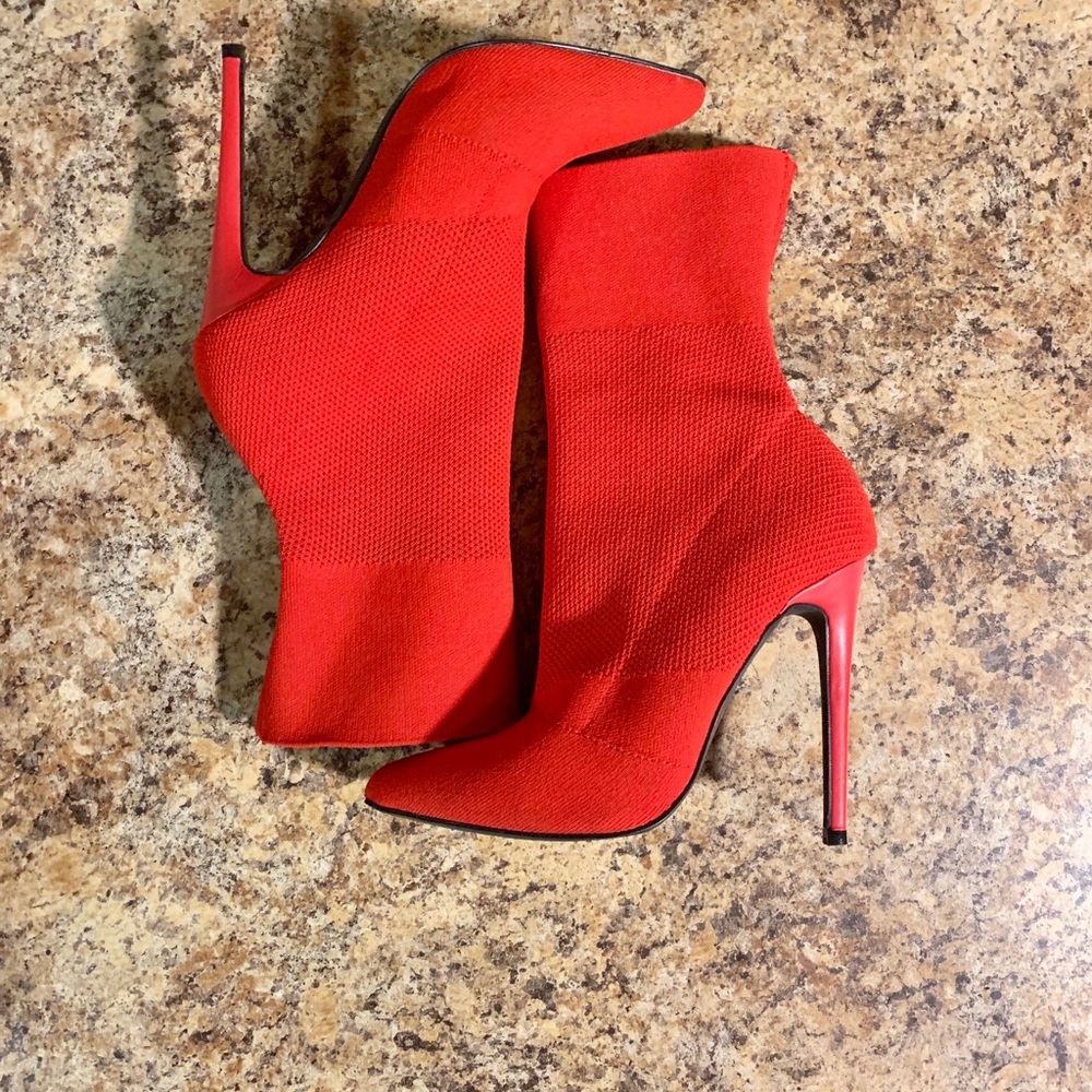 Red Steve Madden heels